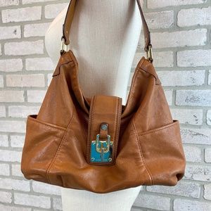 Michael Kors leather shoulder purse bag